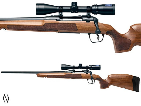 SAVAGE AXIS 2 XP HARDWOOD PACKAGE 6.5 CREEDMOOR 22" 4 SHOT LEFT HAND