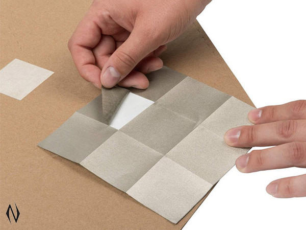 ALLEN EZ AIM THERMAL ADHESIVE ID PASTE ON TARGETS 2" 9PK