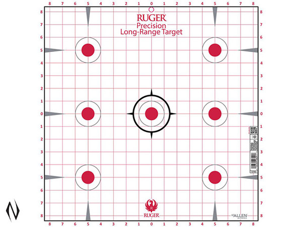 ALLEN EZ AIM PAPER 17"x17" RUGER 7 SPOT SIGHT IN 20PK