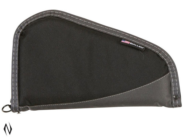 ALLEN DELUXE LOCKABLE HANDGUN BLACK-GREY CASE 11"