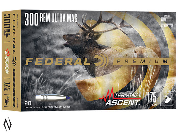 FEDERAL 300 REM ULTRA MAG 175GR TERMINAL ASCENT