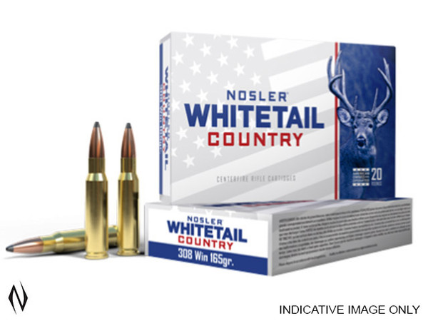 NOSLER WHITETAIL AMMO 308 WIN 150GR SB SP