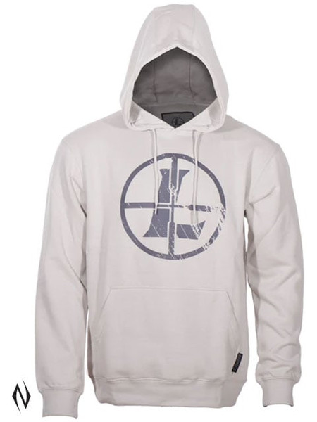 LEUPOLD DISTRESSED RETICLE HOODIE BONE LARGE