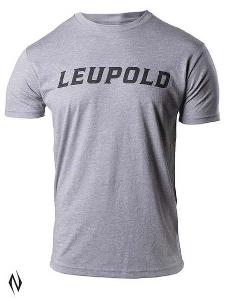 LEUPOLD WORDMARK TEE GRAPHITE HEATHER XXX-LARGE