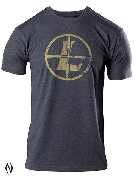 LEUPOLD DISTRESSED RETICLE TEE GRAPHITE HEATHER X-LARGE