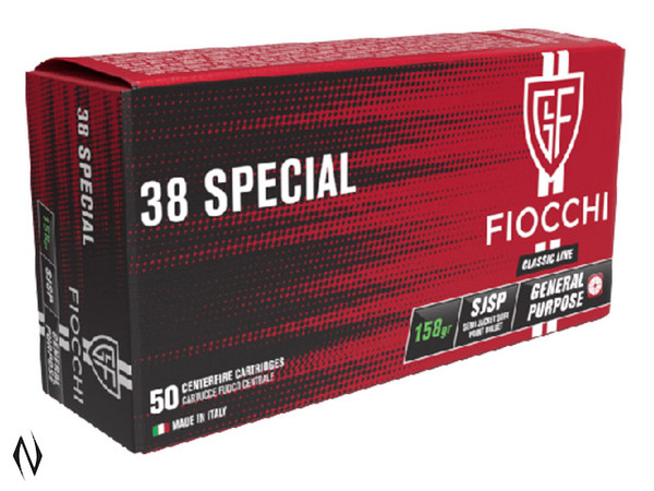 FIOCCHI 38 SPL 158GR SJSP CLASSIC 50 PK