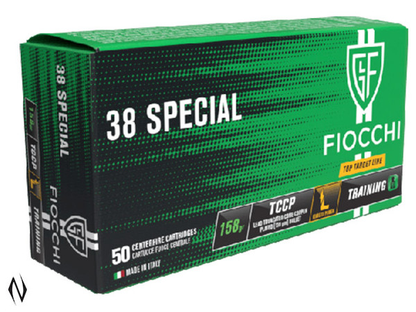 FIOCCHI 38 SPL 158GR TCCP TOP TARGET LEADLESS 50 PK