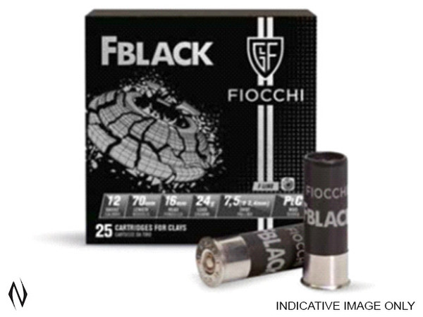 FIOCCHI FBLACK 12G 24GR 7.5 1345FPS