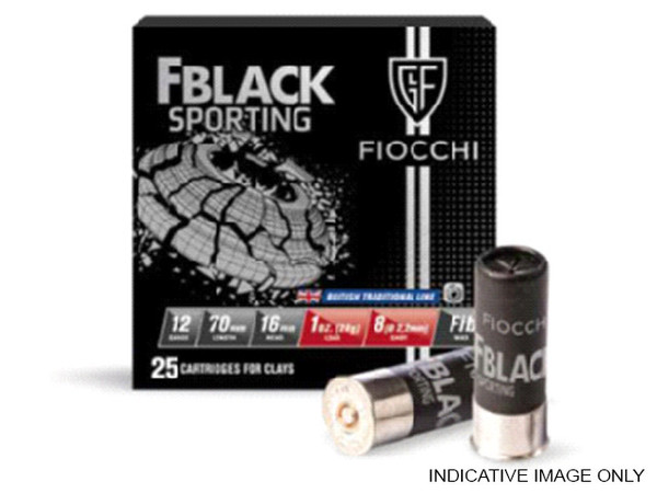 FIOCCHI FBLACK SPORTING 12G 28GR 8.5 1295FPS