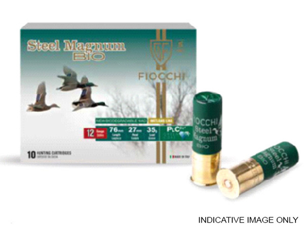 FIOCCHI STEEL MAGNUM BIO 12G 3" 35GR 3 10 PK 1445FPS