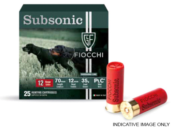 FIOCCHI SUBSONIC 20G 30GR 7.5 770FPS