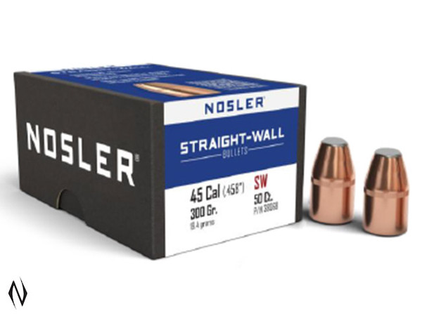 NOSLER 458 300GR STRAIGHT WALL 50PK