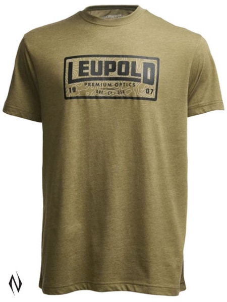LEUPOLD PREMIUM OPTICS TEE OLIVE LARGE