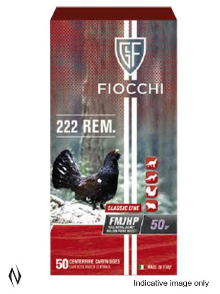 FIOCCHI 223 REM 50GR FMJHP CLASSIC 50 PK