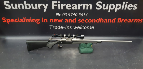 Remington 700 SPS Stainless 223REM + Scope S/H AV207