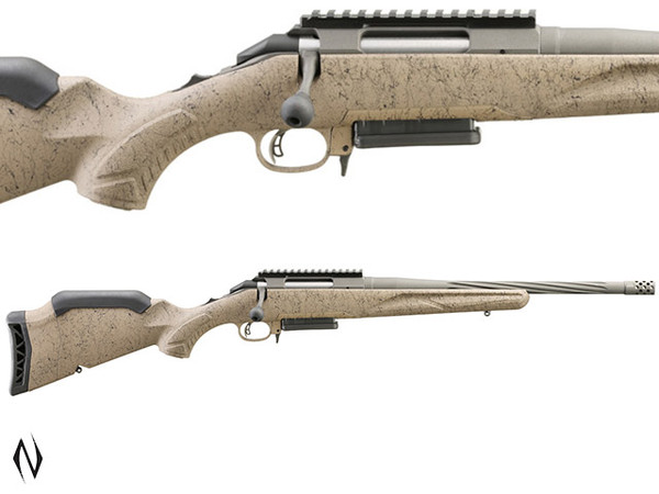 RUGER AMERICAN GEN II RANCH 243 WIN 16" + MUZZLE BRAKE 3 SHOT FLUSH FIT