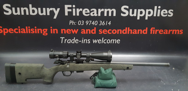 Bergara BMR X Carbon 17HMR AU231 + Element Iris 4-12x44 Scope Package A-391