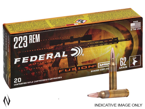 FEDERAL 223 REM 62GR FUSION MSR