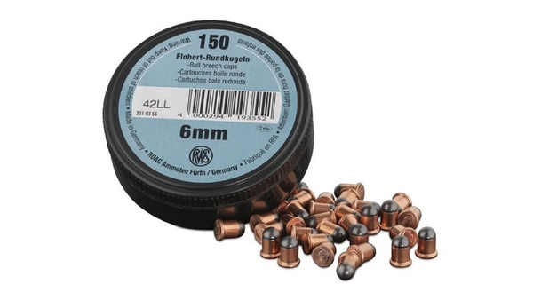 RWS 6mm Flobert Ball 150pk