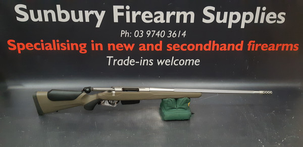 Tikka T3x Aspire (Lite Green Stainless Fluted) 270Win MT 22.4" S/H AV420