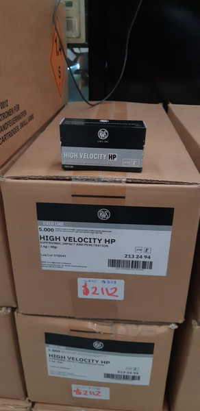 RWS 22LR High Velocity 40gr HP Bulk 5000 Rounds