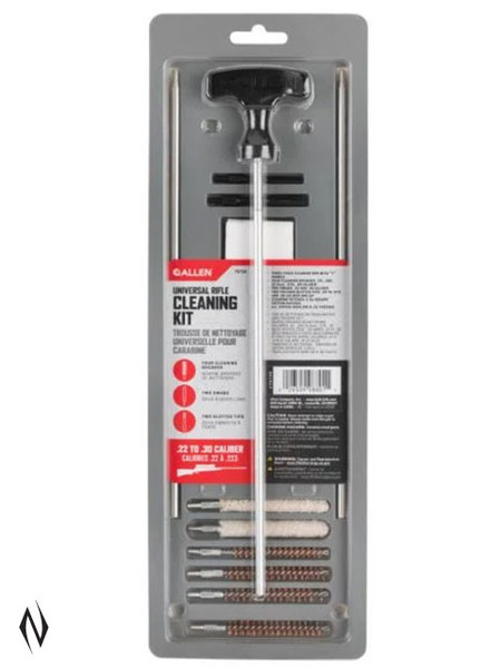 ALLEN BASIC CLEANING KIT RIFLE .22 - .30 CAL