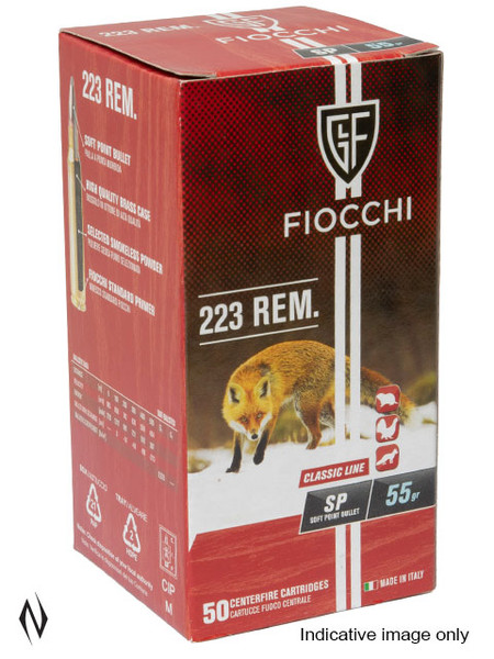 FIOCCHI 223 REM 62GR SP CLASSIC 50 PK