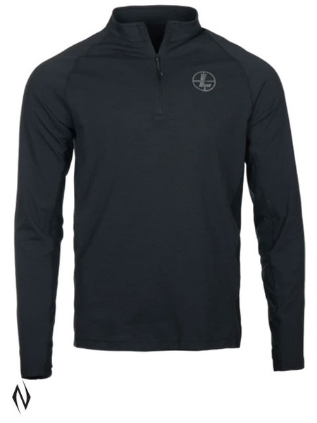 LEUPOLD COVERT PRO 1/4 ZIP BLACK LARGE