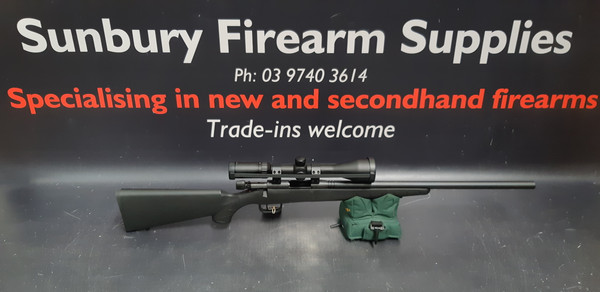 SAVAGE Bmag 17 WSM Varmint + Hawke Scope S/H AU492