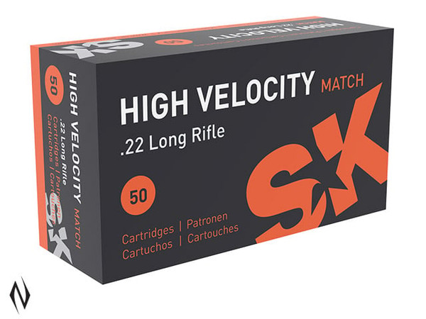 SK 22LR 40GR HIGH VELOCITY MATCH 1263FPS