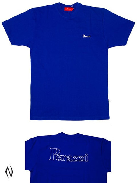 PERAZZI BASIC T SHIRT BLUE SMALL