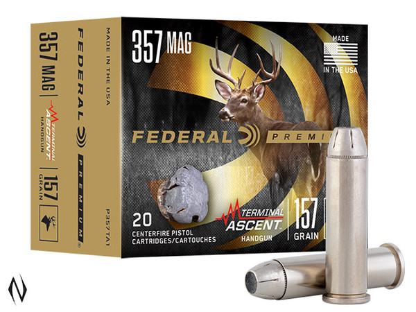 FEDERAL 357 MAG 157GR TERMINAL ASCENT HANDGUN