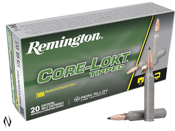 REMINGTON 7MM BACKCOUNTRY 175GR PSP CORE LOKT TIPPED