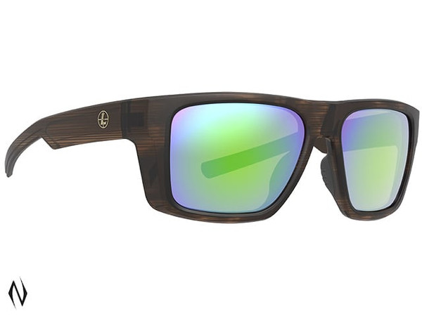 LEUPOLD SUNGLASSES SKYLINE MATTE BLACK EMERALD MIRROR