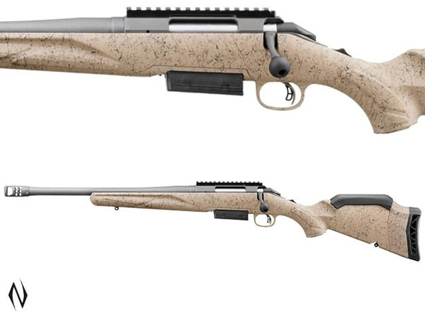 RUGER AMERICAN GEN II RANCH 450 BUSHMASTER 16" + MUZZLE BRAKE 3 SHOT LEFT HAND