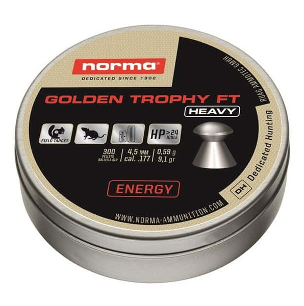 Norma Golden Trophy FT Heavy 177Cal 9.1gr 500 Pack