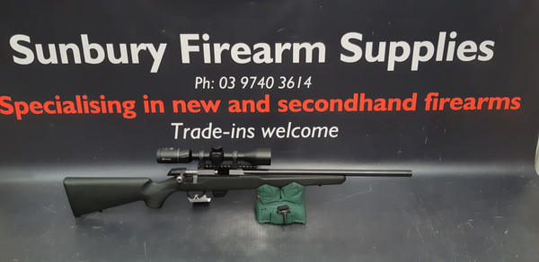 Tikka T1x Multi Task Rifle 22LR 20in with Burris Scope S/H AV500