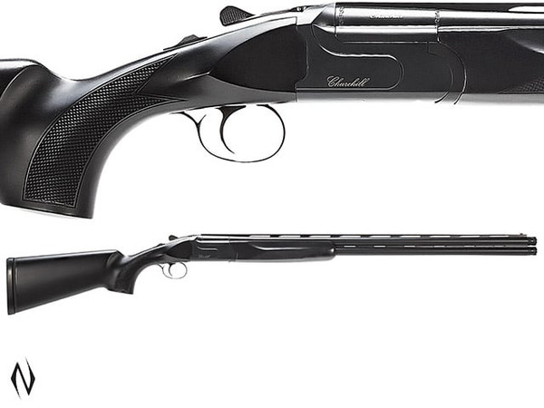 AKKAR CHURCHILL 412 12G 30" SPORTER EJECTOR BLACK SYNTHETIC