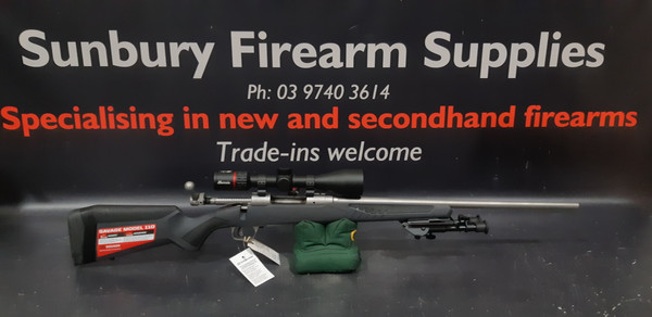 Savage 110 Storm 6.5CM 22in DM 4 Shot AO315 Burris Scope Package A-435