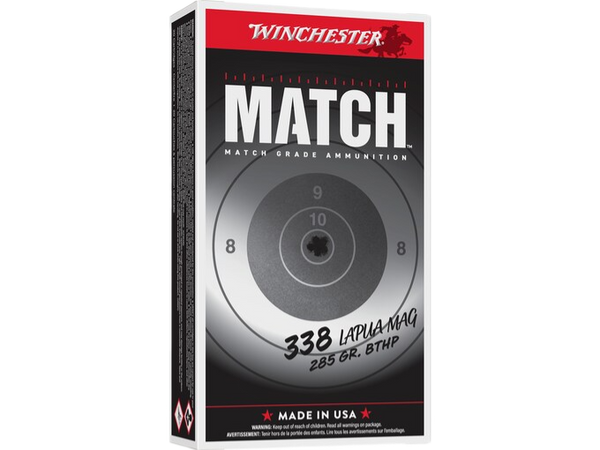 Winchester Match 338LAPUA 285gr HPBT