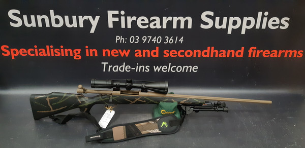 Weatherby Vanguard Kakadu with Hawke Scope/Bipod S/H AW256