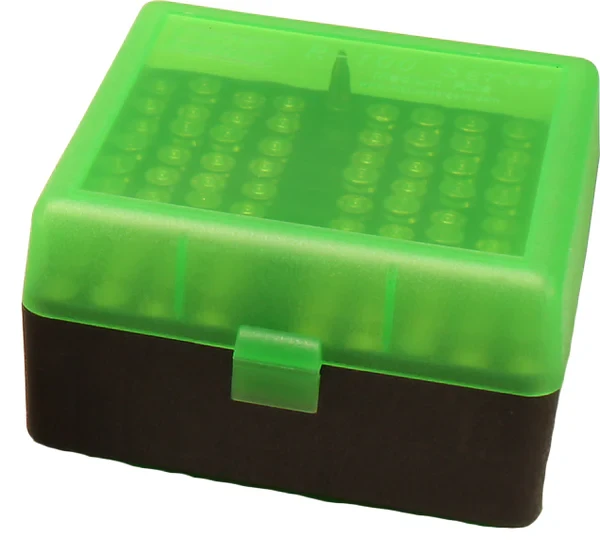 MTM CaseGard 100 Round Med Rifle Green/Black
