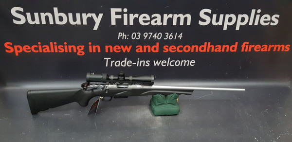 Franchi Horizon Synthetic Stainless 223Rem White AS296 Scope Package A-487