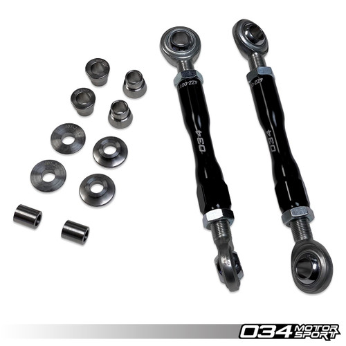 034 Motorsport - Motorsport Billet Adjustable Rear Sway Bar End Link Pair - Audi R8 (Gen 1/1.5)