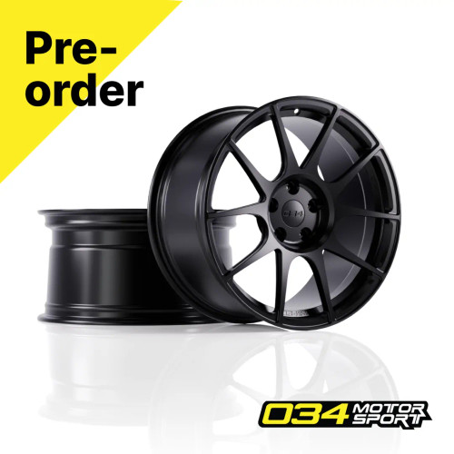 034 Motorsport - ZTF-01 Forged Wheels - 19x9.3 ET42, 57.1MM Bore 8V/8V.5 RS3 & Audi 8J/8S TT/TTS/TTRS (Satin Black)