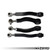 034 motorsport - Density Line Adjustable Upper Control Arm Kit, Track Spec - Audi B8 A4/S4/RS4/A5/S5/RS5/Q5/SQ5