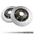 034 Motorsport - 2-piece Floating Rear Brake Rotor Upgrade Kit - Audi B9/B9.5 RS5