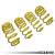 034 Motorsport - Dynamic+ Lowering Springs, 95B Porsche Macan V6 Models w/ PASM