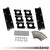 034 Motorsport - Billet Aluminium Coil Pack Hold Down Kit - Audi 2.7T (B5/C6)