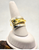 sterling and brass ring